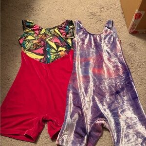 Colorful Gymnastics Leotards